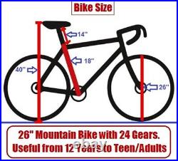 NEW Mountain Bike 26, 18 Frame, Rare in the UK 3 Spoke Wheel, 24 Gears