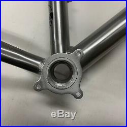 NEW RSD Mayor V1 Aluminum Fat Tire Bike Frame and Bluto Fork Raw Silver Small