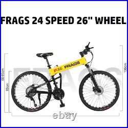 New Men/Women 24Speed26 Wheel MTB Frames Full Suspension Mountain Bike/Bicycle