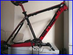 On One 456 Carbon fibre Hardtail Mountain Bike Frame Large hope, Shimano parts