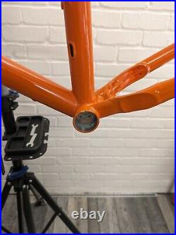 On One Huntsman Orange Hardtail Mountain Bike Frame 18 Inch 3242g Cycling