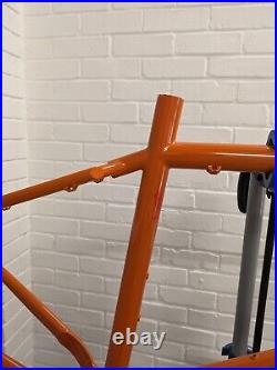 On One Huntsman Orange Hardtail Mountain Bike Frame 18 Inch 3242g Cycling