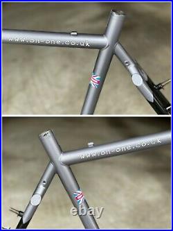 On One il Pompino Steel Single Speed 29er 700c Anything Frame 135mm Trar- UK