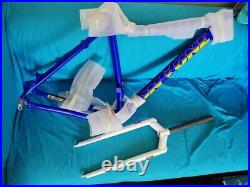 On-one Fatty Trail blue Large 26 frame & rigid Fatty forks New(see details)RARE
