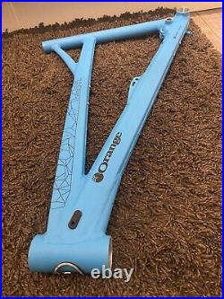 Orange Alpine Evo Front Frame Section. Large 27.5 Cyan Matt Blue Great Condition