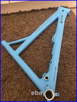 Orange Alpine Evo Front Frame Section. Large 27.5 Cyan Matt Blue Great Condition