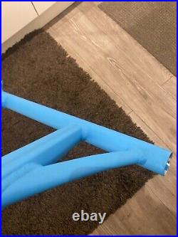 Orange Alpine Evo Front Frame Section. Large 27.5 Cyan Matt Blue Great Condition