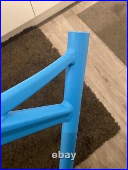 Orange Alpine Evo Front Frame Section. Large 27.5 Cyan Matt Blue Great Condition