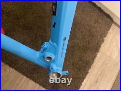 Orange Alpine Evo Front Frame Section. Large 27.5 Cyan Matt Blue Great Condition