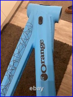 Orange Alpine Evo Front Frame Section. Large 27.5 Cyan Matt Blue Great Condition