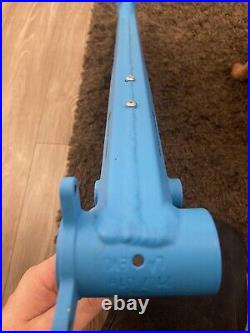 Orange Alpine Evo Front Frame Section. Large 27.5 Cyan Matt Blue Great Condition