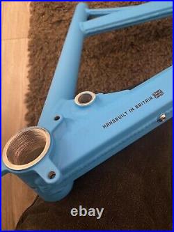 Orange Alpine Evo Front Frame Section. Large 27.5 Cyan Matt Blue Great Condition