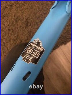 Orange Alpine Evo Front Frame Section. Large 27.5 Cyan Matt Blue Great Condition