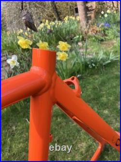 Orange Aluminium O Retro Mountain Bike Frame 21 Inch Ritchey Deore