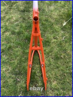 Orange Aluminium O Retro Mountain Bike Frame 21 Inch Ritchey Deore