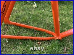 Orange Aluminium O Retro Mountain Bike Frame 21 Inch Ritchey Deore