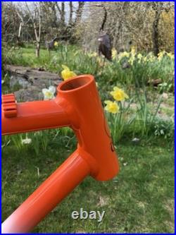 Orange Aluminium O Retro Mountain Bike Frame 21 Inch Ritchey Deore
