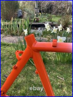 Orange Aluminium O Retro Mountain Bike Frame 21 Inch Ritchey Deore