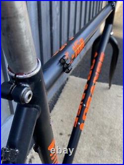 Orange C16R Frame 19.5 Saddle Seat post And Forks