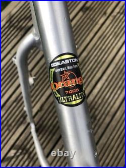 Orange Easton E8 Hardtail 18-inch Ultralight 1.75kg Mountain Bike Frame Rare
