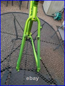 Orange Evo/gringo 17 Slime Green Vgc Classic Mtb Frame