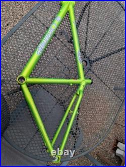 Orange Evo/gringo 17 Slime Green Vgc Classic Mtb Frame