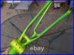 Orange Evo/gringo 17 Slime Green Vgc Classic Mtb Frame