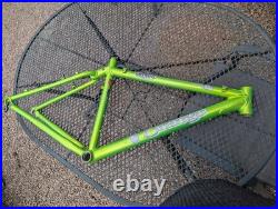 Orange Evo/gringo 17 Slime Green Vgc Classic Mtb Frame