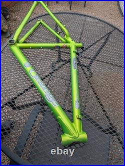 Orange Evo/gringo 17 Slime Green Vgc Classic Mtb Frame