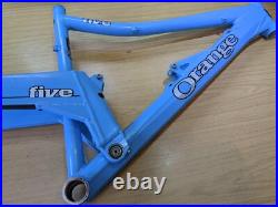 Orange Five 5 Full Suspension Mountain Bike Frame 18 Medium 26 Light Blue