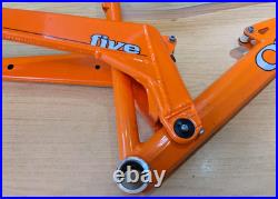 Orange Five 5 Full Suspension Mountain Bike Frame 18 Medium 26 Orange