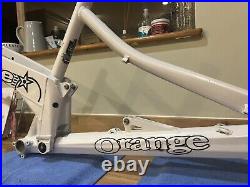 Orange Five Full Suspension Mountain Bike Frame 18 26 White QR
