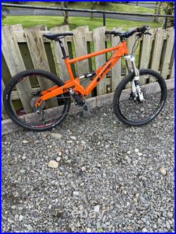 Orange Five Mountain Bike Full Suspension 26in Wheels, M Frame