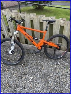 Orange Five Mountain Bike Full Suspension 26in Wheels, M Frame