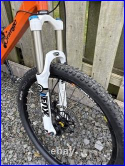 Orange Five Mountain Bike Full Suspension 26in Wheels, M Frame