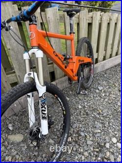 Orange Five Mountain Bike Full Suspension 26in Wheels, M Frame