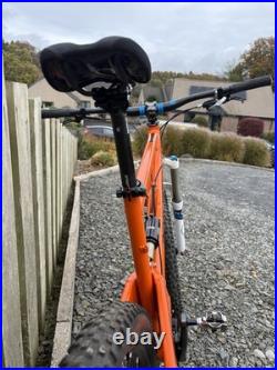 Orange Five Mountain Bike Full Suspension 26in Wheels, M Frame