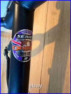 Orange P7 Frame small in Black with new bb, cane creek headset & seat post clamp