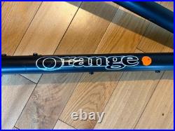 Orange P7 Frame small in Black with new bb, cane creek headset & seat post clamp