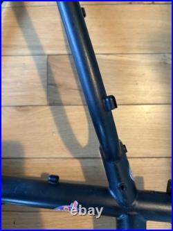 Orange P7 Frame small in Black with new bb, cane creek headset & seat post clamp