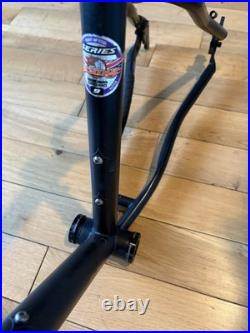 Orange P7 Frame small in Black with new bb, cane creek headset & seat post clamp