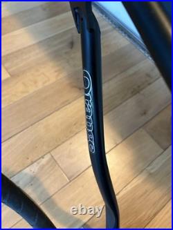 Orange P7 Frame small in Black with new bb, cane creek headset & seat post clamp