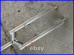 Orange Prestige MTB Mountain Bike Frame Forks P7 Rigid Project Restoration