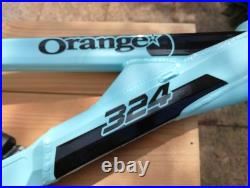Orange bicycle 324 Full Suspension Frame/scram crankset and fox suspention NEW