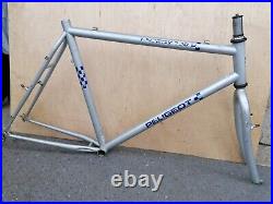 Peugeot Energy 200 Mountain Bike Bicycle Mtb Frame Fork Chromoly Steel Large