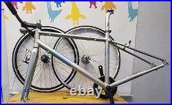 Pinnacle bike frame with wheels