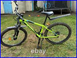 ROCKRIDER Mountain Bike 26in S Frame Green/Black Front Suspension V-Brakes