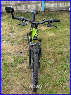 ROCKRIDER Mountain Bike 26in S Frame Green/Black Front Suspension V-Brakes