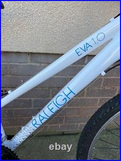 Raleigh Eva 1.0 Ladies- Girls Mountain Bike, 26 Wheels 17 Frame Good Condition