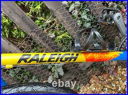 Raleigh Mountain Team Bicycle Bike 26 Rims 18 Gears Med Frame